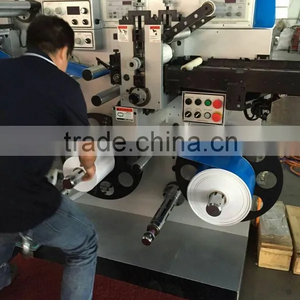 High Quality Roll to Roll Sticker Label Printer Four Colour Adhesive Label Printing Machine photo-5