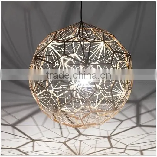 ST-5340B Sunbelt D300mm Gold Laser Carving Ball Lamp,stainless Steel Lamp,,stainless Steel Lamp Shade,gold Ball Pendant Lamp. photo-3