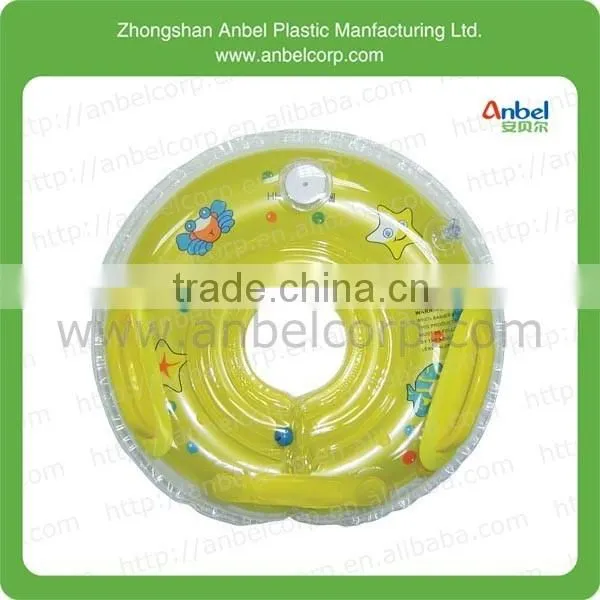 New Baby Infant Swimming Neck Float Ring Safety Inflatable Circle Float With Handle photo-2