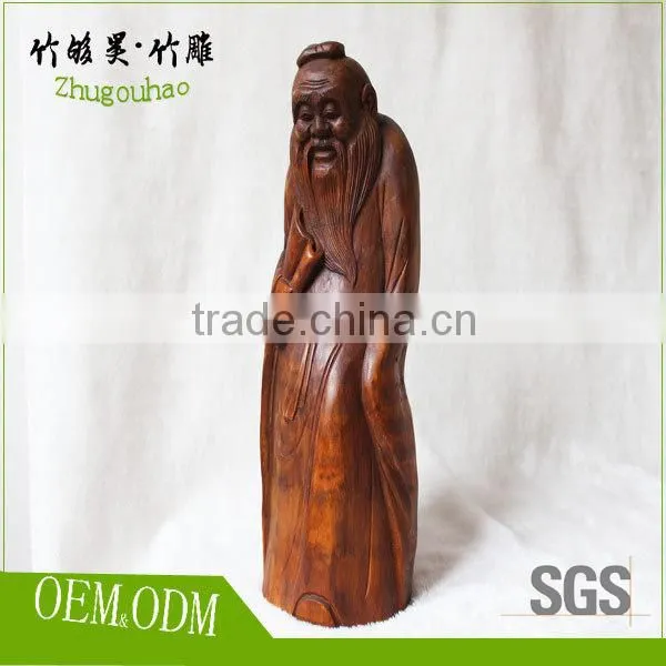 China Folk Art Crafts Collection Bamboo Root Carving photo-3