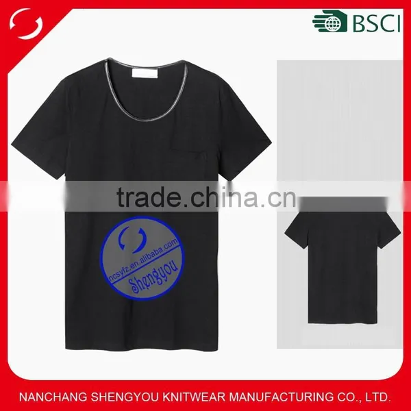 2015 Man Blank T-shirt Short Sleeve Cotton t Shirt Wholesale Man T-shirt