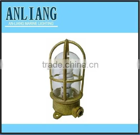 Marine Brass Outdoor Ceiling Wall Light photo-2