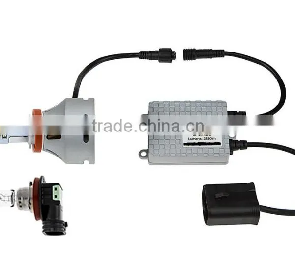 LED Headlight Kit - H11 LED Headlight Bulbs Conversion Kit With Built In Fan photo-2
