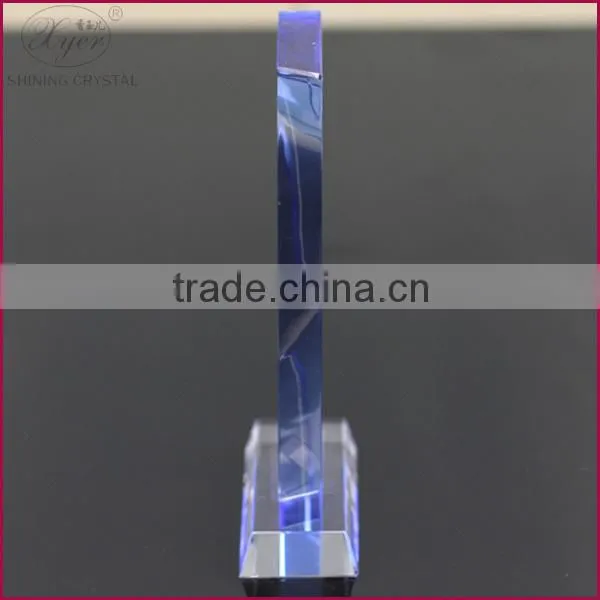 Blank Crystal Trophy Award Crystal Plaque photo-2