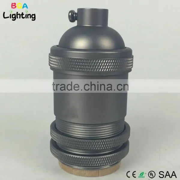 E27 Vintage Brass Pendant Lamp Socket For Pendant Lamp Cord Set photo-4