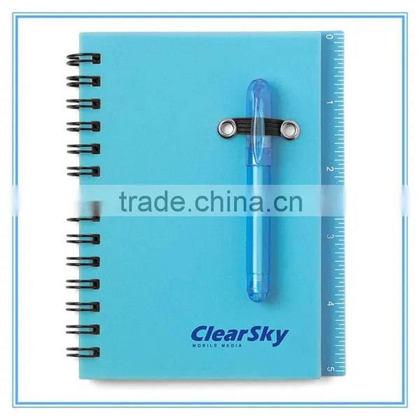 OEM Plastic Cover Memo Pad Spiral Notebook / Mini Spiral Memo Note photo-3