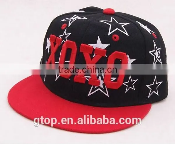 Baseball Cap Hip Hop Flat Snapback Visor Hat Letter Embroidery Printing photo-4