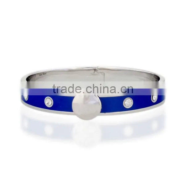 Fashion Bamboo Crystal Gold Bangles Designs photo-3
