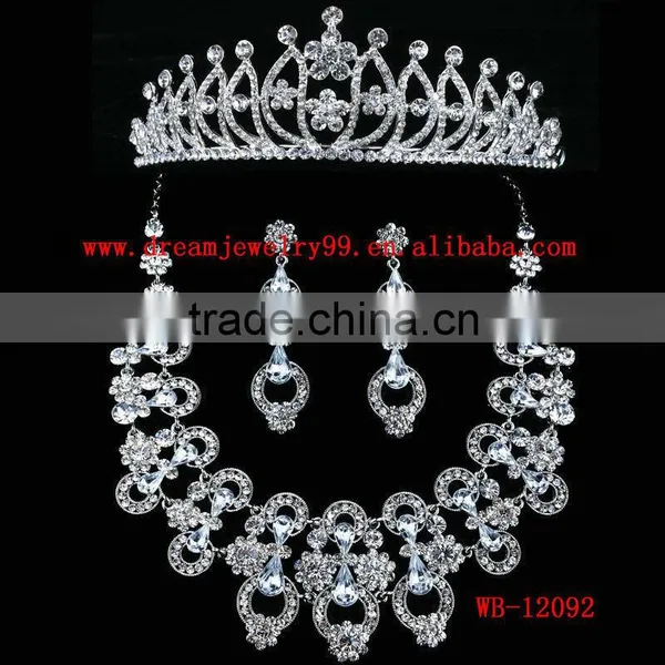 2015 Fashion Wholesale Rhinestone Jewelry Set