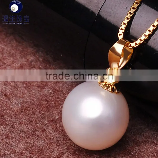 Fresh Water 9-10mm Pearl and Silver Necklace Simple Designs for Wholesale photo-4