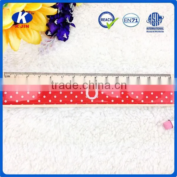 New Style Wood 15cm Ruler With 4c Paper for School photo-6