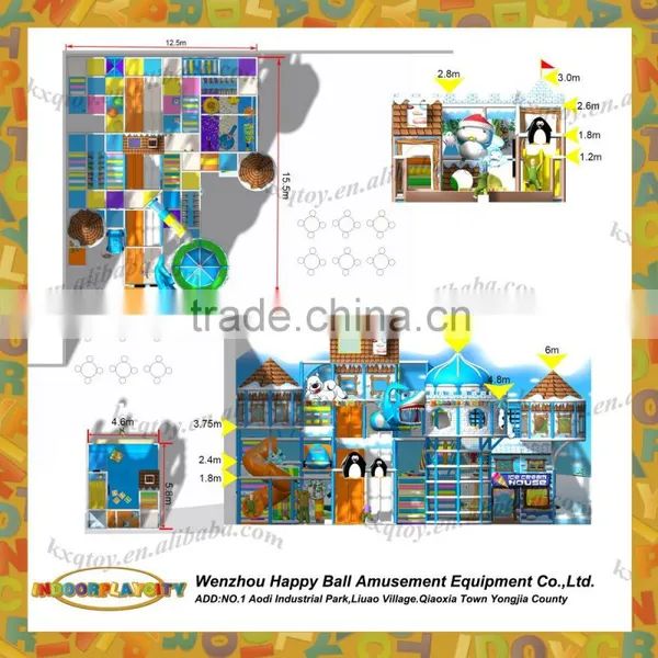 Creative Designs!!!2016 Amazing Newest Design Ice and Snow Theme Soft Indoor Playground photo-5