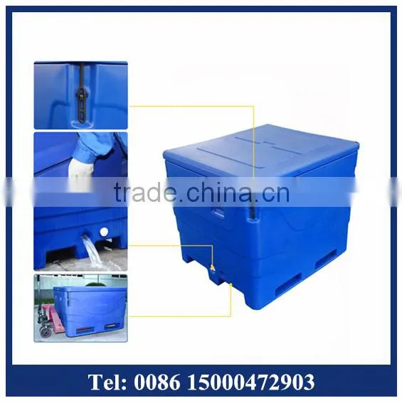 Rotomoulding Large Cooler for Storing Fish, Plastic Fish Ice Cooler With Imported LLDPE Material photo-4
