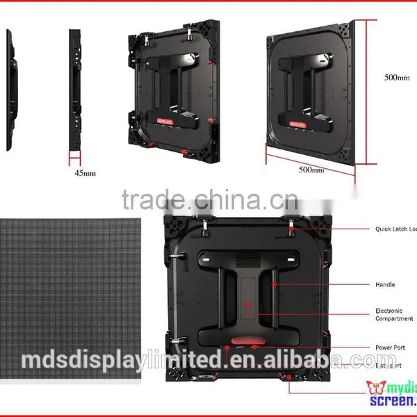 Carbon Fiber Rental Display, 500mm*500mm, Ultra Slim, High Refresh Rate photo-2