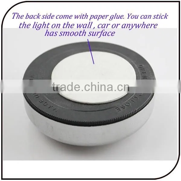 Portable Design Can Install in Car Cheap 3LED Touch Lamp With Paper Glue photo-4