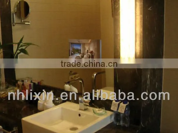 waterproof tv mirror with iron frame
