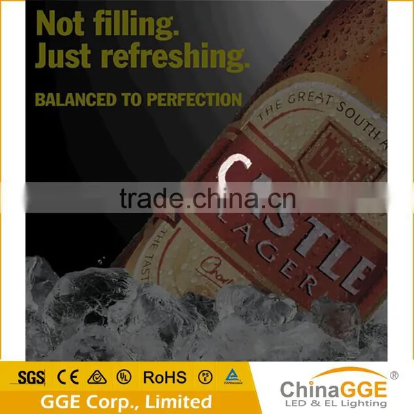 EL Backlight Flashing Light Poster Advertising Display Light up el Animated Panel Quality Choice photo-2