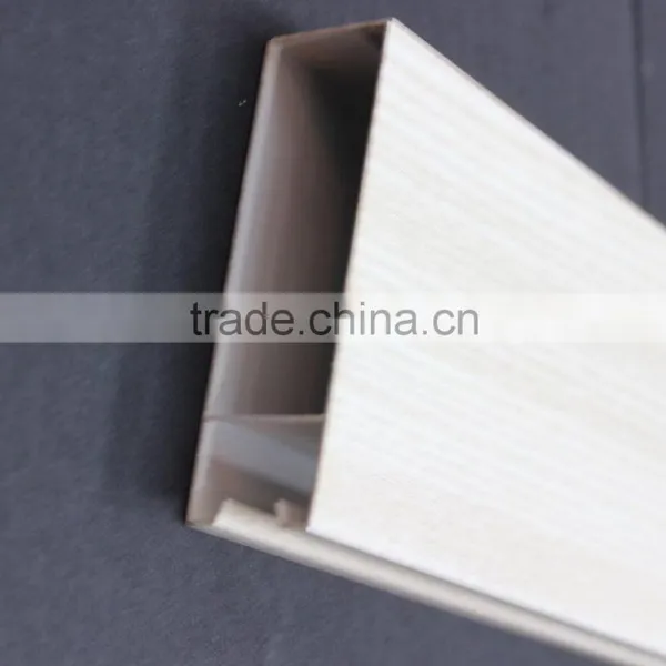 Wood Grain Aluminum Lath Ceiling Metal Suspend Linear Ceiling Square Tube Screen Ceiling Tiles photo-4