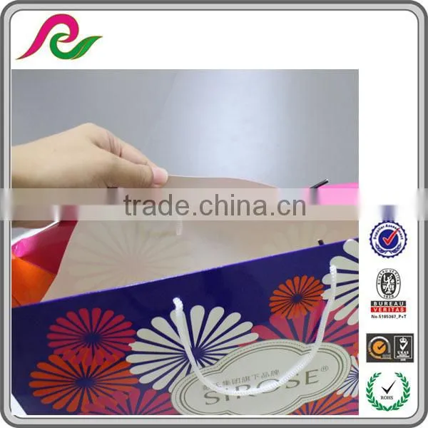 New Product Take Away Fancy Luxury Paper Cement Shopping Bag photo-3
