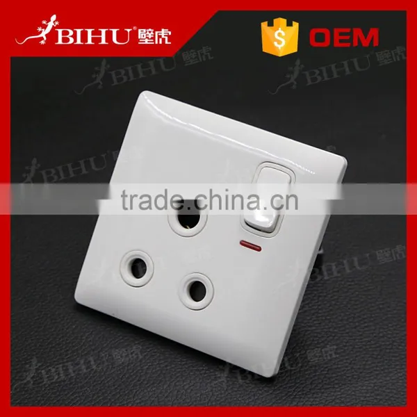 China Factory OEM White PC 2 Pin Electrical Switch Sockets for Home photo-2