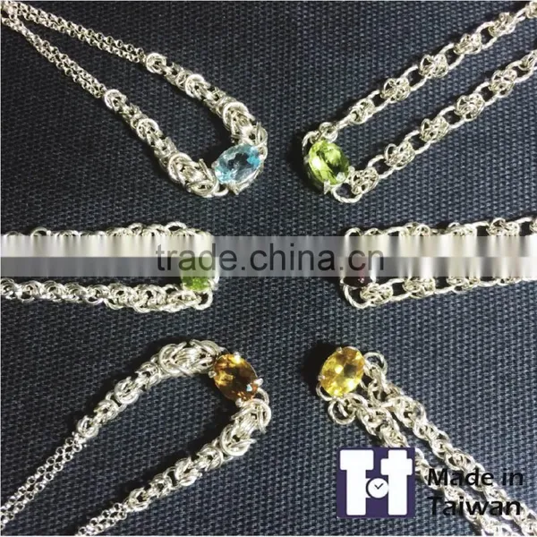 925 Byzantium Spar Sterling Silver Bracelet Customized Jewelry photo-4