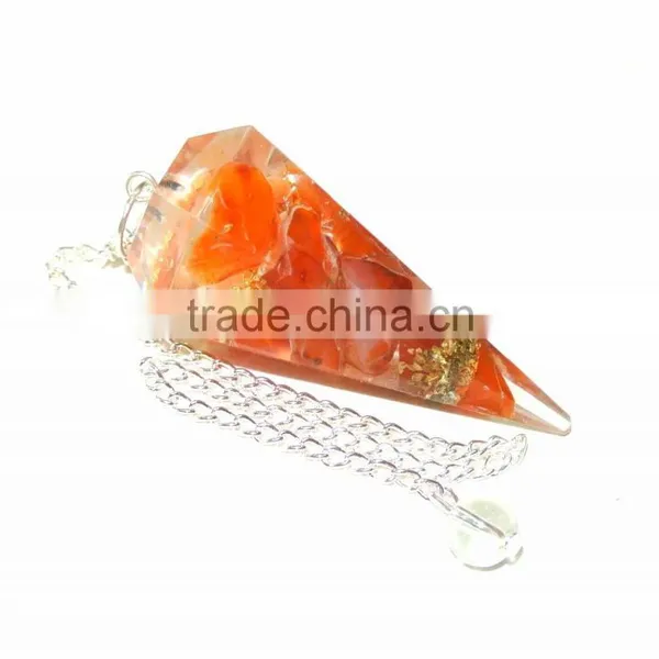 Wholesale Of Orgone Pendulum : ORGONE RED AVENTURINE PENDULUM