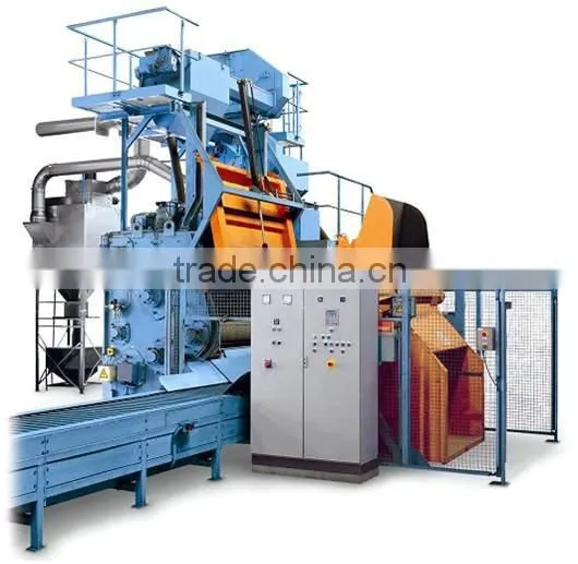 Barrel Blast Machines/Tumblast Machine/Rubber Apron Type Shotblasting Machine photo-6