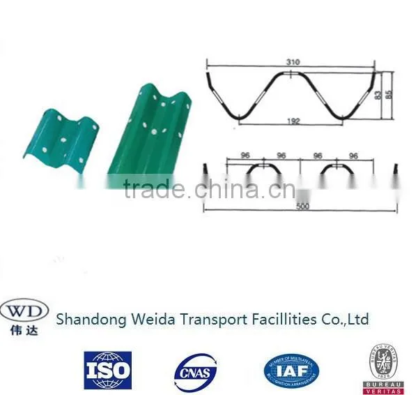 Powder Coated No Peeling Highway Guardrail photo-2