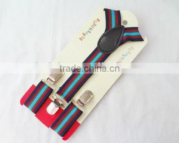 Wholesale Fashion Stripes Kids Elastic Braces Suspender photo-4