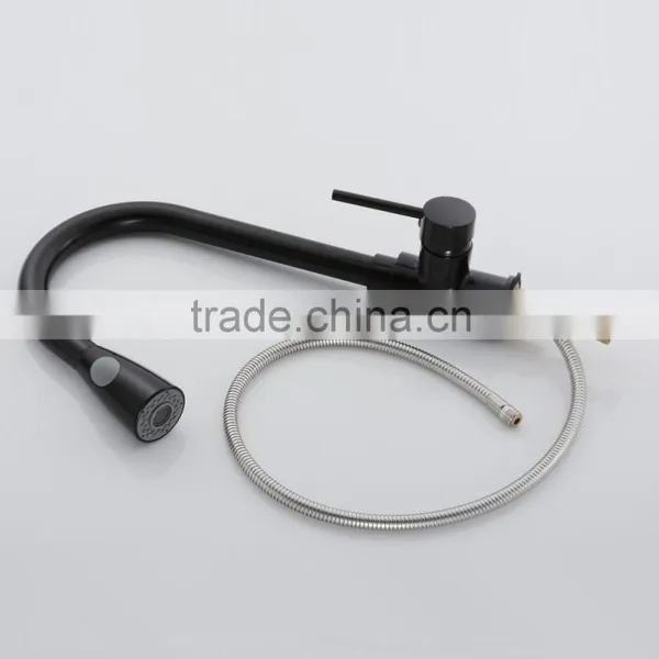 Satisfying Servicet Black Kitchen Faucet photo-5