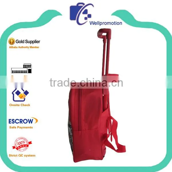 Wellpromotion Nylon Trolley School Bags for Girls photo-2