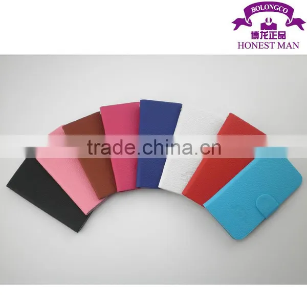 Universal Leather Smart Phone Cover Cases for 4.7 Inch Mobile Cell Phones Wallet Style