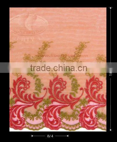 Heavy African Embroidery Design Laser Cut Lace