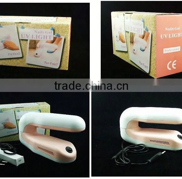 2014 Led uv Light Lamp Nail Art Accessory UV Light Nail Lamp for uv Gel Polish Kit