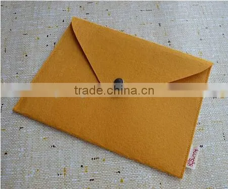 Factory Wholesale Felt Fabric Document Bag With Customised Logo photo-4
