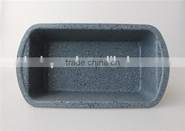 Non-stick Carbon Steel Metal Baking Tray Mould Marble Enamel Coating Loaf Pan photo-2