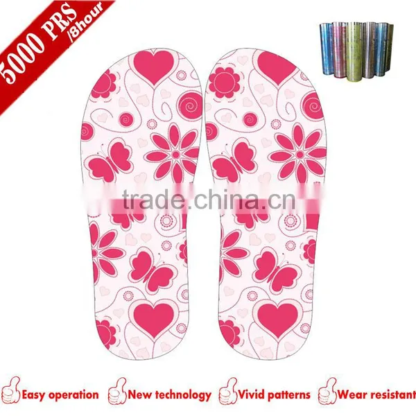 Light up Ladies Slipper Heat Transfer Film photo-6