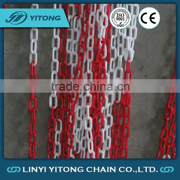 Small MOQ 10mm Black Barrier Plastic Warning Chain photo-4