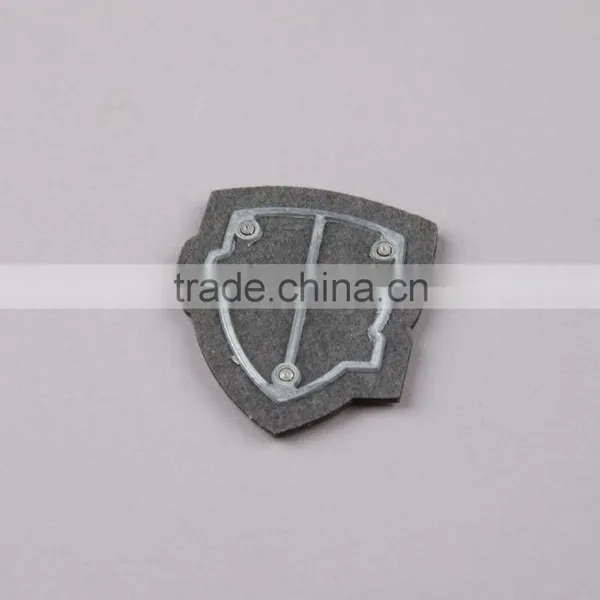 Factory OEM Fashion Design Jeans Pocket Patch Leather Patch With Customized Metal Logo photo-2
