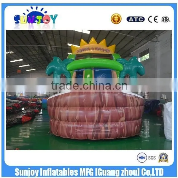 2016 New Product Nice Embroidery Design Inflatable Games Inflatable Water Slide for Children photo-3