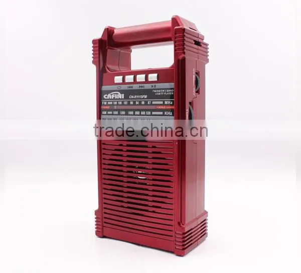 Factory Sale Mini Portable fm Radio With Flashlight photo-3