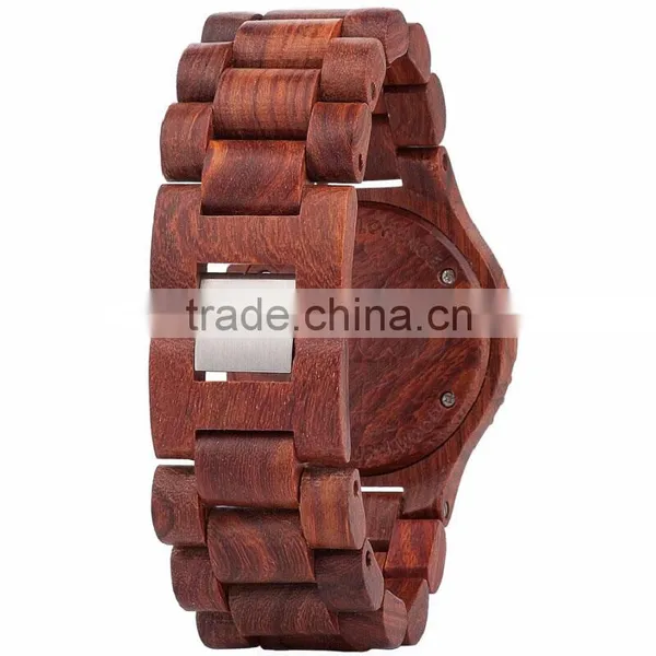 2015 Man Wood Watch With Red Sandalwood Case And Japan Movement photo-3