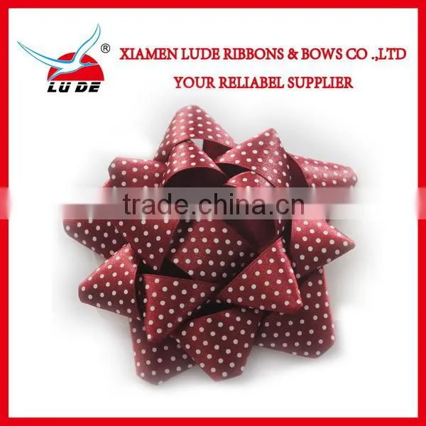 Gift Packing Use Printed Ribbon Bows With Elastic Loop photo-4