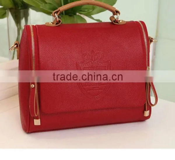 2016 New Design Women Handbag Simple Shoulder Bags Tote Purse PU Leather Ladies Messenger Hobo Bag High Quality Free Shipping photo-4