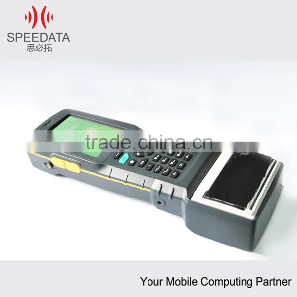 rugged computer with printers and supermarket barcode scanner