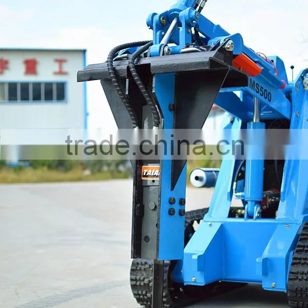 Skid Steer Loader With Hydraulic Breaker Hammar photo-4