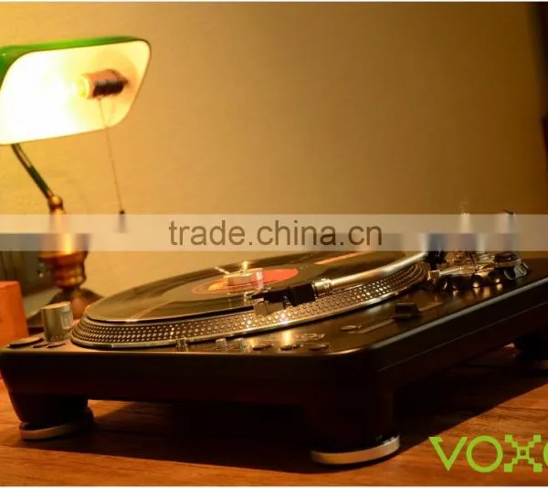 VOXOA DJ Turntable T80 High Torque 3 Speed Vinyl Turntable With Height Adjustable S-shaped Pick up Arm photo-2