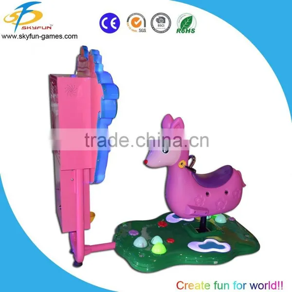 China Direct Supplier Kids Coin Operated Game Machine Kiddie Ride With Video Games Electronic Game Machine photo-2