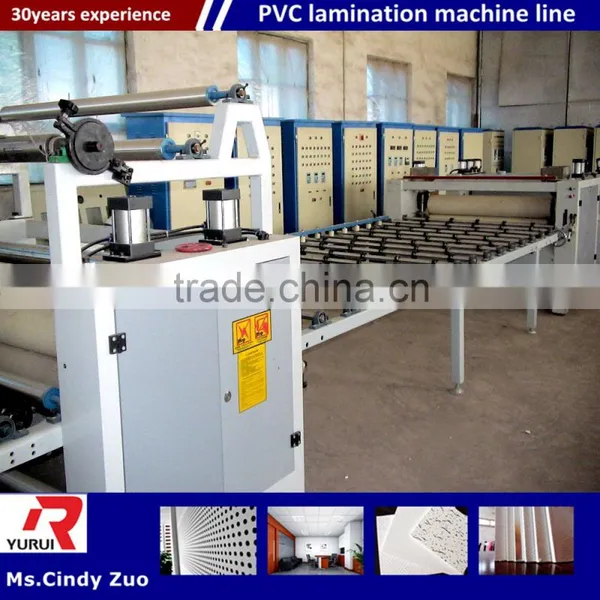 Simple Structure and High Capacity Gypsum Ceiling Board Machine Manufacturer/pvc Laminated Gypsum Tiles Production Line photo-4