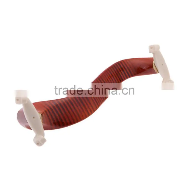 Violin Shoulder Rest Maple Wood Fit 3/4 4/4 Fiddle Violin With Cleaning Cloth photo-4